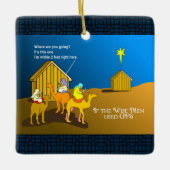 Wise Men Geocaching Christmas Ceramic Ornament (Voorkant)