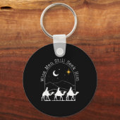 Wise Men Still Seek Him Christian Christmas Jesus  Sleutelhanger (Voorkant)