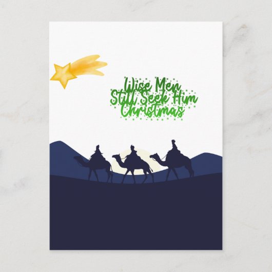 Wise Men Still Seek Him Christmas Briefkaart (Voorkant)