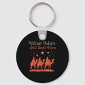 Wise Men Still Seek Him Nativity Scene Christian C Sleutelhanger (Voorkant)