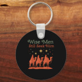 Wise Men Still Seek Him Nativity Scene Christian C Sleutelhanger (Voorkant)