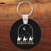 Wise Men Still Seek Him Nativity Scene Christian C Sleutelhanger (Voorkant)