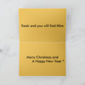 Wise men still seek Jesus Feestdagen Kaart (Binnen)