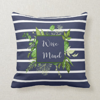 Wise Mind Striped Pillow Kussen