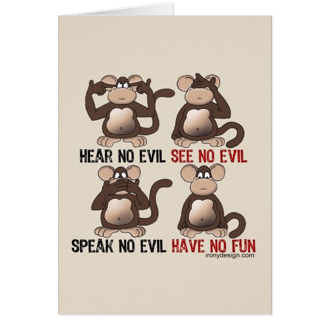 Wise Monkeys Humor (Voorkant)