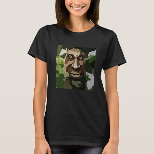 Wise Mystical Mythical Tree Oak Funny Design Meme T-shirt (Voorkant)