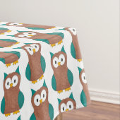Wise Old Brown Owl Hoot Bird Animal Print Tafelkleed (Voorbeeld)