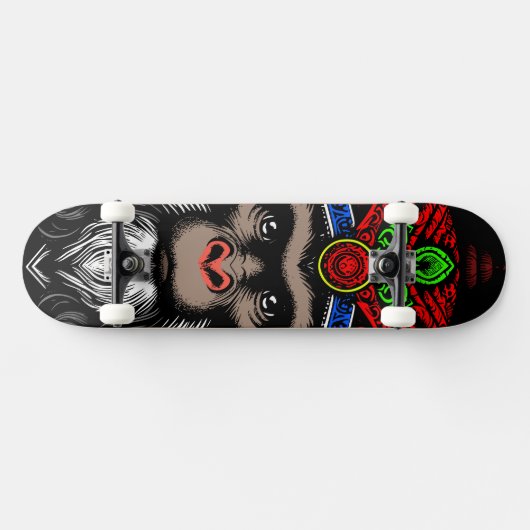 Wise Old Monkey Persoonlijk Skateboard (Horizontaal)