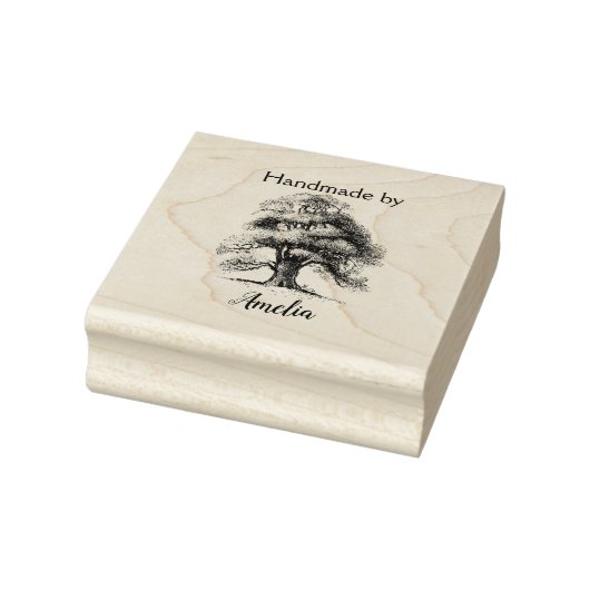 Wise Old Oak Handgemaakt door Rubber Stamp Rubberstempel (Stempel)