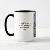 Wise Old Owl Cup - Hoe minder hij sprak Mok (Links)