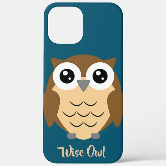 Wise Old Owl Design Phone Case (Achterkant)