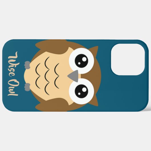 Wise Old Owl Design Phone Case (Achterkant (horizontaal))