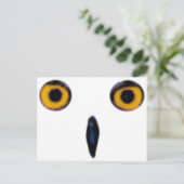 Wise Old Owl Eyes Briefkaart (Staand voorkant)