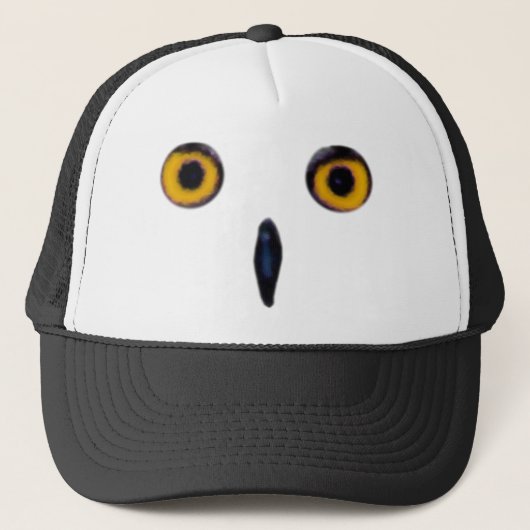 Wise Old Owl Eyes Trucker Pet (Voorkant)