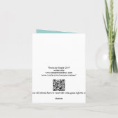 "Wise Old Owl" Kaart (Achterkant)