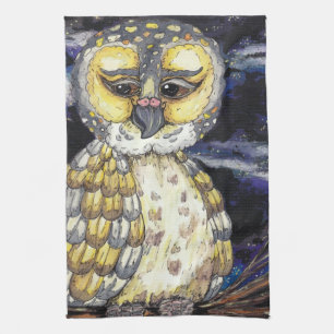 Wise Old Owl Kitchen Towel Theedoek
