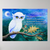 Wise Old Owl Rhime Poster (Voorkant)