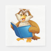 Wise Old Owl Servet (Voorkant)