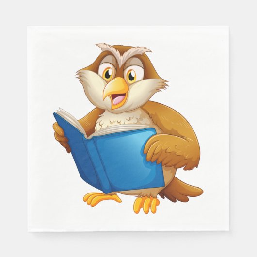 Wise Old Owl Servet (Voorkant)