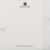 Wise Old Tree Logo \ Letterhead Gepersonaliseerd Briefhoofd (Voorkant)