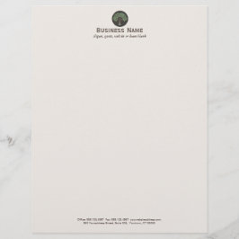 Wise Old Tree Logo \ Letterhead Gepersonaliseerd Briefhoofd