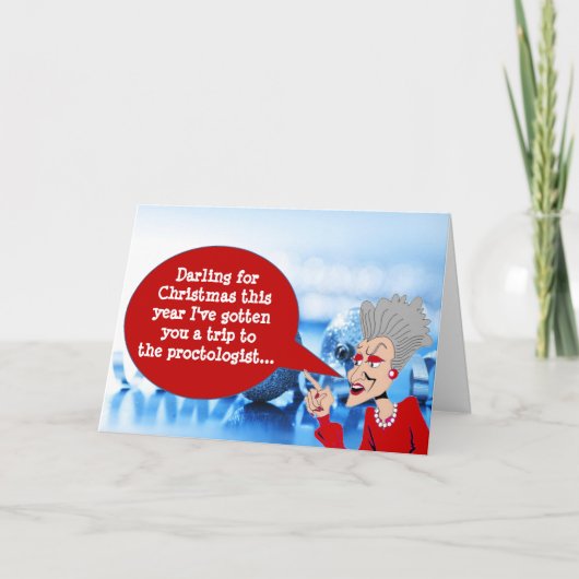 Wise Old Woman Holiday Greeting #6 (2015) Feestdagen Kaart (Voorkant)