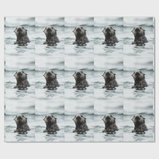 Wise Otter Cadeaupapier (Vlak)