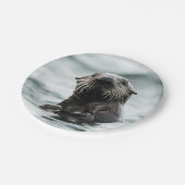 Wise Otter Papieren Bordje (Gekanteld)
