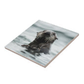 Wise Otter Tegeltje (Zijkant)