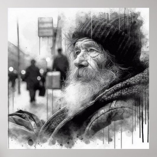 Wise oud Man Poster (Voorkant)