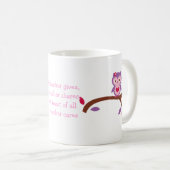 Wise Owl A Teacher Cares Koffiemok (Voorkant rechts)