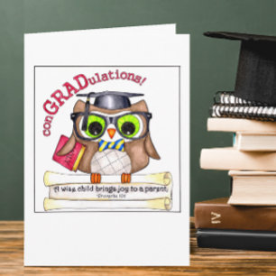 Wise Owl Afstuderen Card Kaart