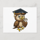Wise Owl Afstuderen Character Briefkaart (Voorkant)