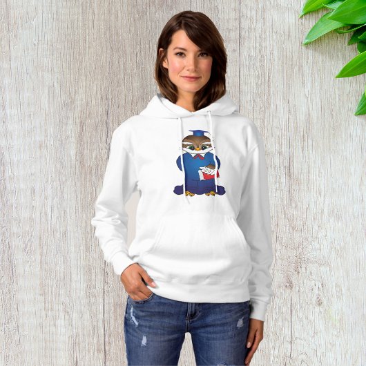 Wise Owl Afstuderen Schattigee Scholar Bird Hoodie