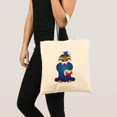 Wise Owl Afstuderen Schattigee Scholar Bird Tote Bag