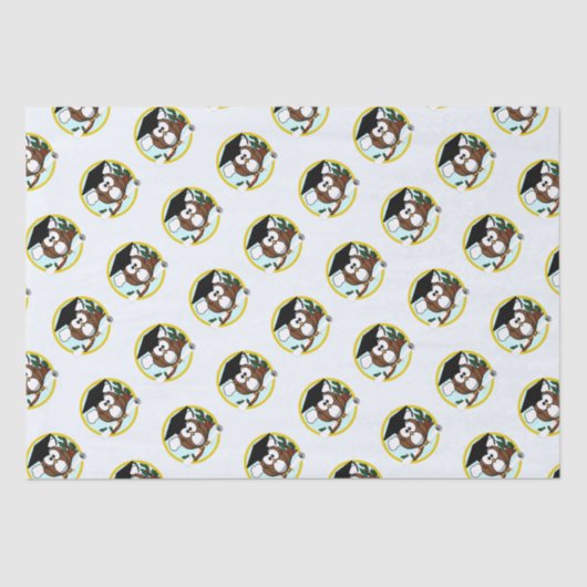 Wise Owl Afstuderen Tissuepapier (Voorkant)