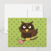 Wise Owl Briefkaart (Voorkant / Achterkant)