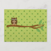 Wise Owl Briefkaart (Voorkant)