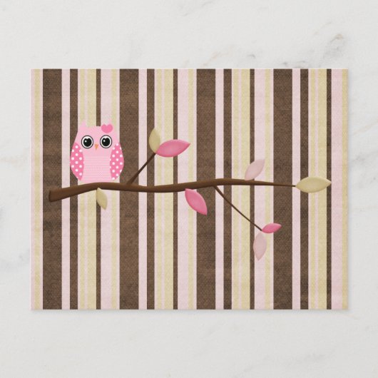 Wise Owl Briefkaart (Voorkant)