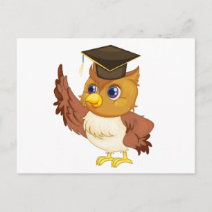 Wise owl briefkaart