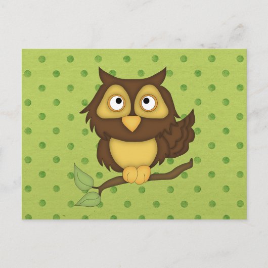 Wise Owl Briefkaart (Voorkant)