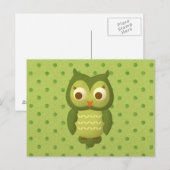 Wise Owl Briefkaart (Voorkant / Achterkant)