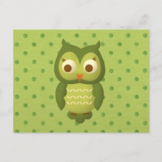 Wise Owl Briefkaart (Voorkant)