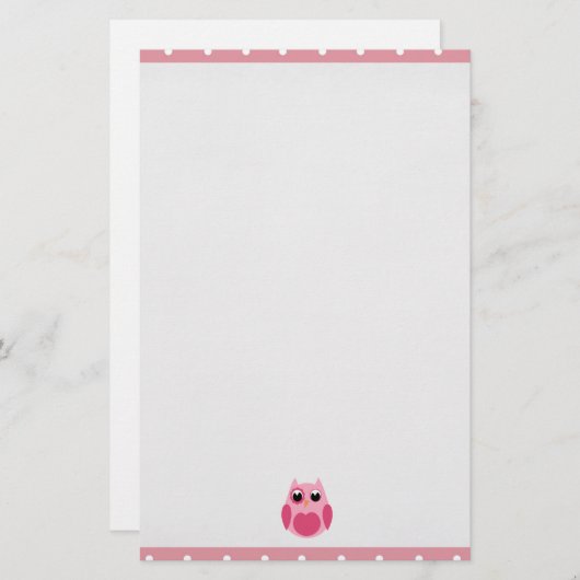 Wise Owl Briefpapier (Voorkant / Achterkant)