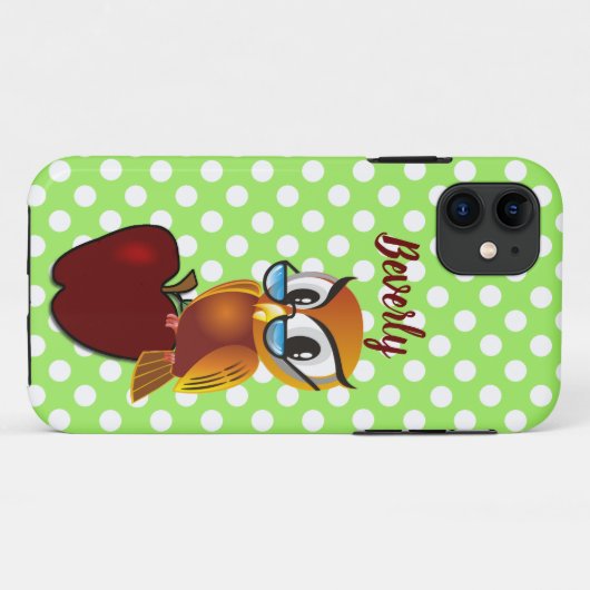 Wise Owl Case-Mate iPhone Case (Achterkant (horizontaal))