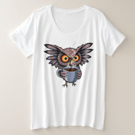 Wise Owl Coffee Lover T-shirt
