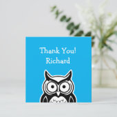Wise Owl Feestdagenkaart (Staand voorkant)
