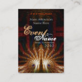 Wise Owl Fractal Mini Flyer Visitekaartje (Achterkant)