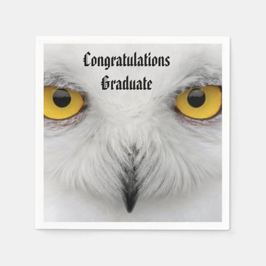 WISE OWL GRADUATIE servetten (Voorkant)