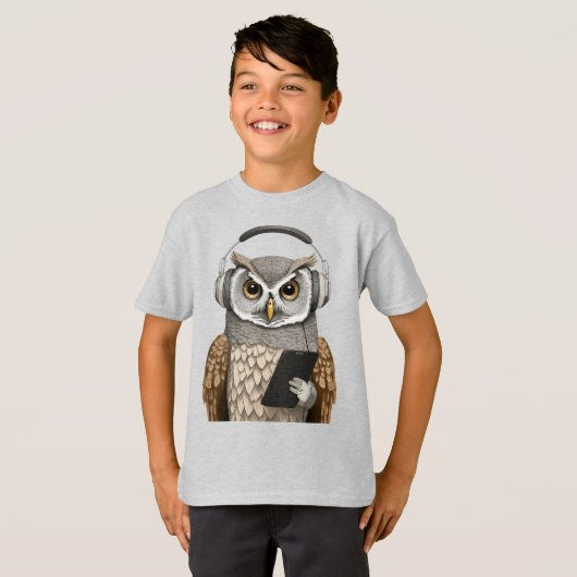 Wise Owl Kind T-shirt (Voorkant volledig)